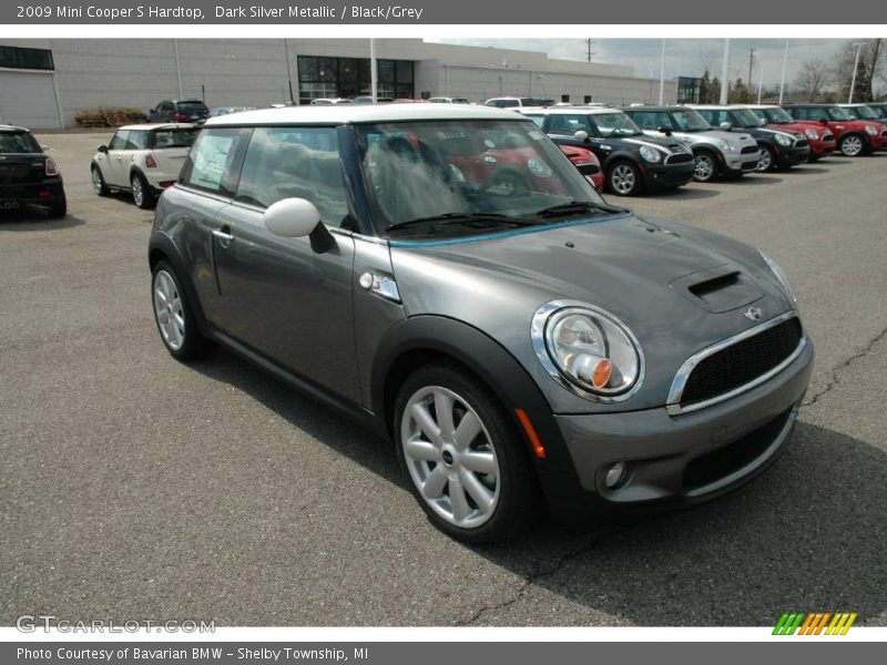 Dark Silver Metallic / Black/Grey 2009 Mini Cooper S Hardtop