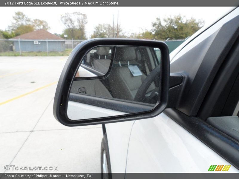 White Suede / Medium Light Stone 2012 Ford Edge SEL EcoBoost