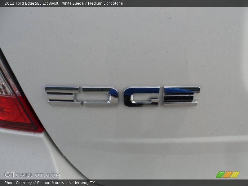 White Suede / Medium Light Stone 2012 Ford Edge SEL EcoBoost
