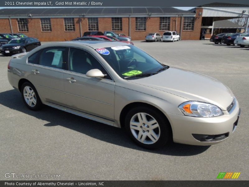 Gold Mist Metallic / Ebony 2011 Chevrolet Impala LT
