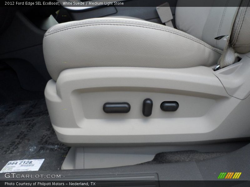 White Suede / Medium Light Stone 2012 Ford Edge SEL EcoBoost