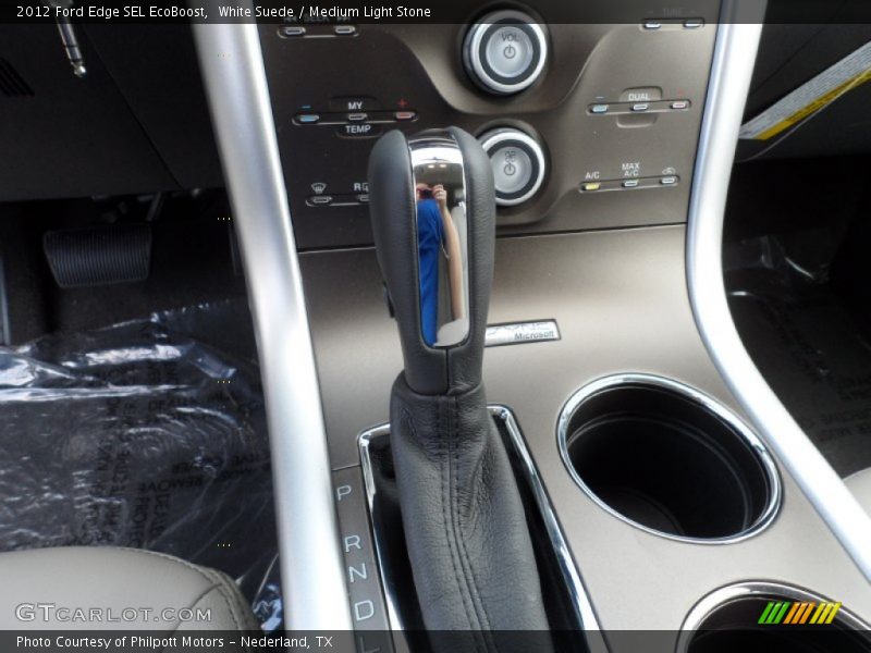 White Suede / Medium Light Stone 2012 Ford Edge SEL EcoBoost
