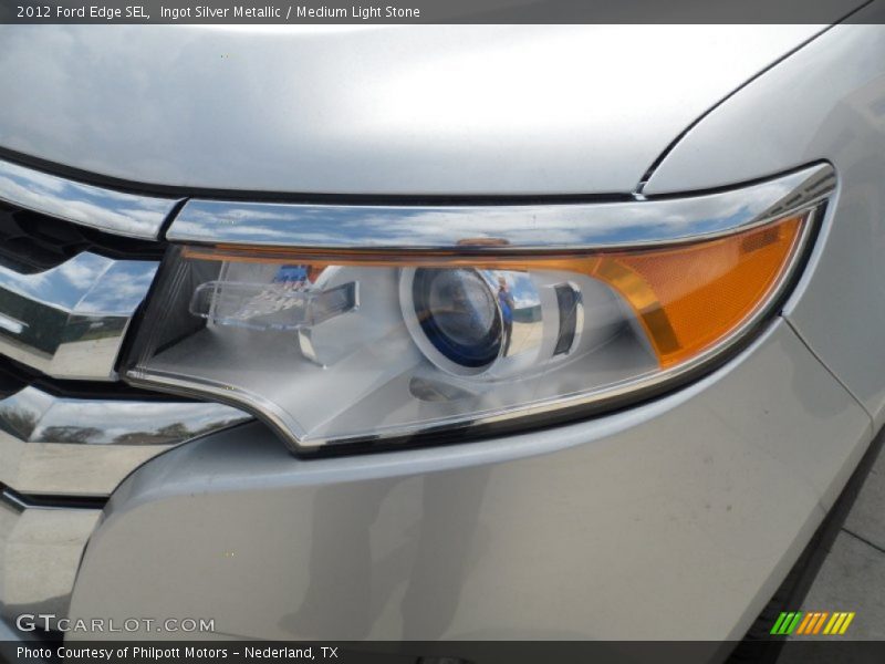 Ingot Silver Metallic / Medium Light Stone 2012 Ford Edge SEL