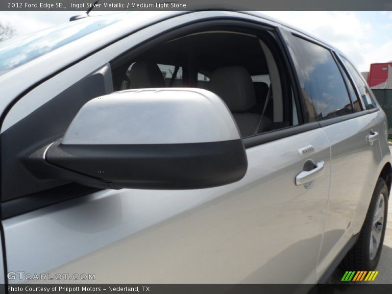 Ingot Silver Metallic / Medium Light Stone 2012 Ford Edge SEL