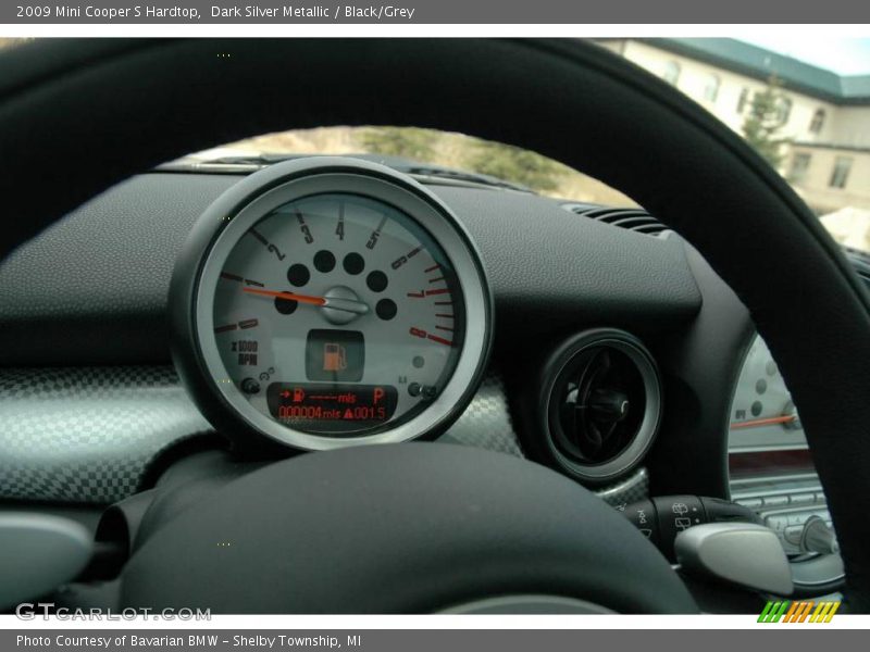 Dark Silver Metallic / Black/Grey 2009 Mini Cooper S Hardtop