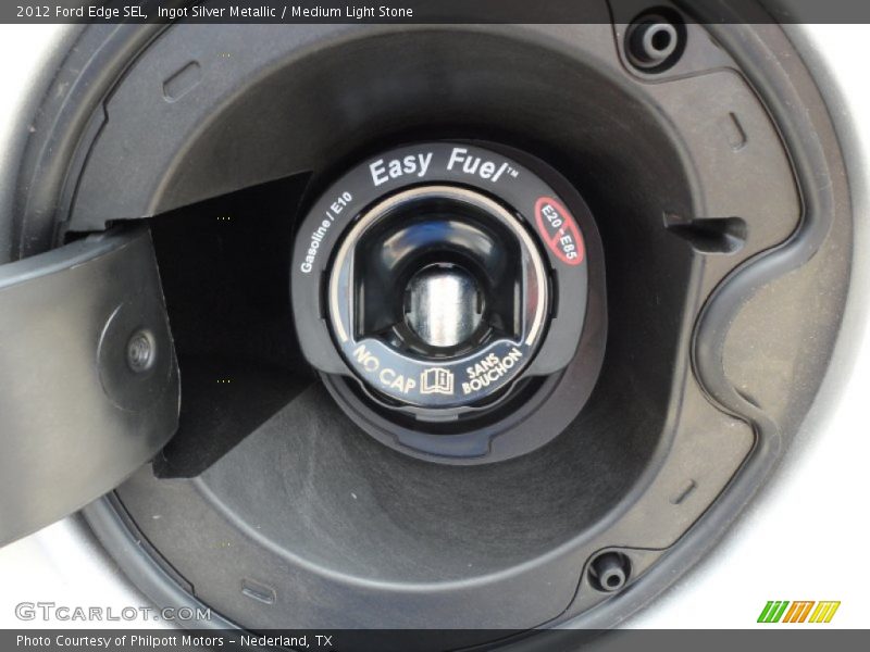 Ingot Silver Metallic / Medium Light Stone 2012 Ford Edge SEL