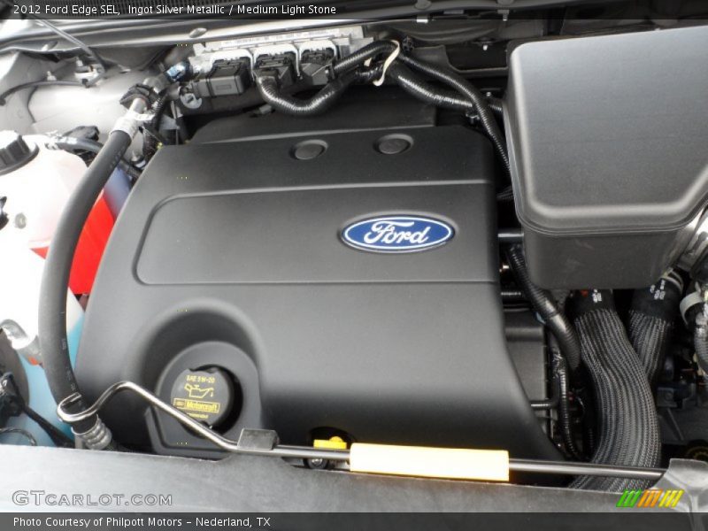 Ingot Silver Metallic / Medium Light Stone 2012 Ford Edge SEL