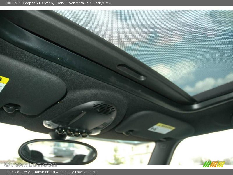 Dark Silver Metallic / Black/Grey 2009 Mini Cooper S Hardtop