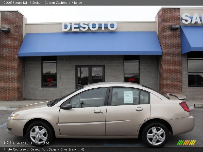 Golden Cashmere / Beige 2006 Saturn ION 2 Sedan