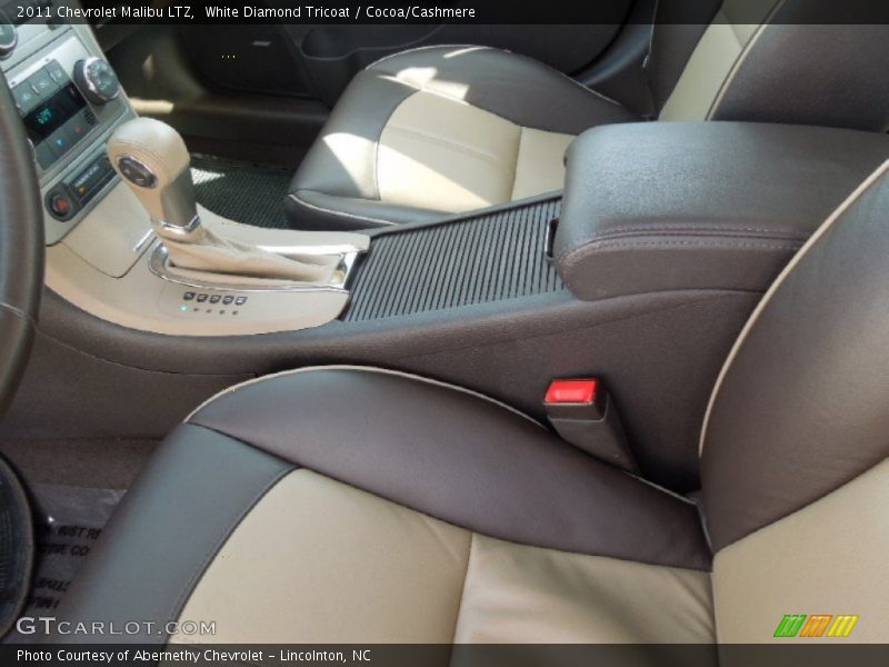 White Diamond Tricoat / Cocoa/Cashmere 2011 Chevrolet Malibu LTZ