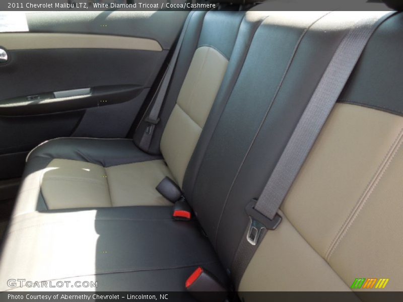White Diamond Tricoat / Cocoa/Cashmere 2011 Chevrolet Malibu LTZ