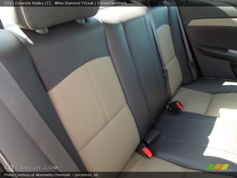 White Diamond Tricoat / Cocoa/Cashmere 2011 Chevrolet Malibu LTZ
