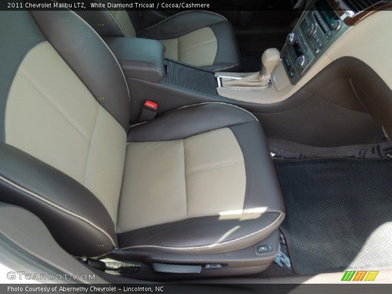 White Diamond Tricoat / Cocoa/Cashmere 2011 Chevrolet Malibu LTZ