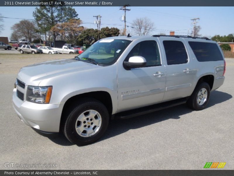 Sheer Silver Metallic / Ebony 2011 Chevrolet Suburban LT 4x4