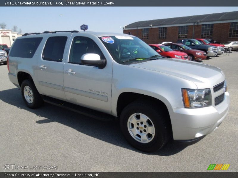 Sheer Silver Metallic / Ebony 2011 Chevrolet Suburban LT 4x4
