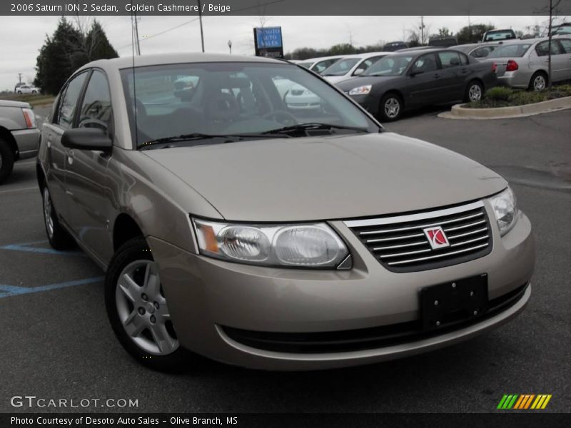 Golden Cashmere / Beige 2006 Saturn ION 2 Sedan