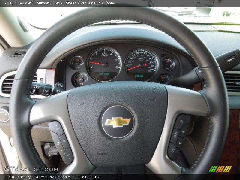 Sheer Silver Metallic / Ebony 2011 Chevrolet Suburban LT 4x4