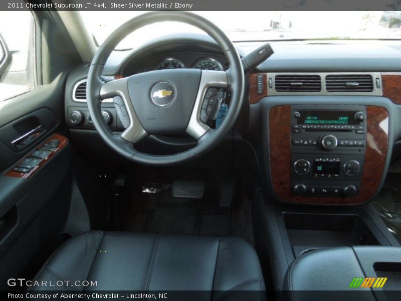 Sheer Silver Metallic / Ebony 2011 Chevrolet Suburban LT 4x4