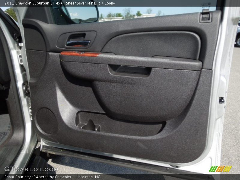 Sheer Silver Metallic / Ebony 2011 Chevrolet Suburban LT 4x4