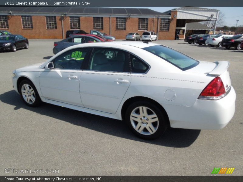Summit White / Gray 2011 Chevrolet Impala LT