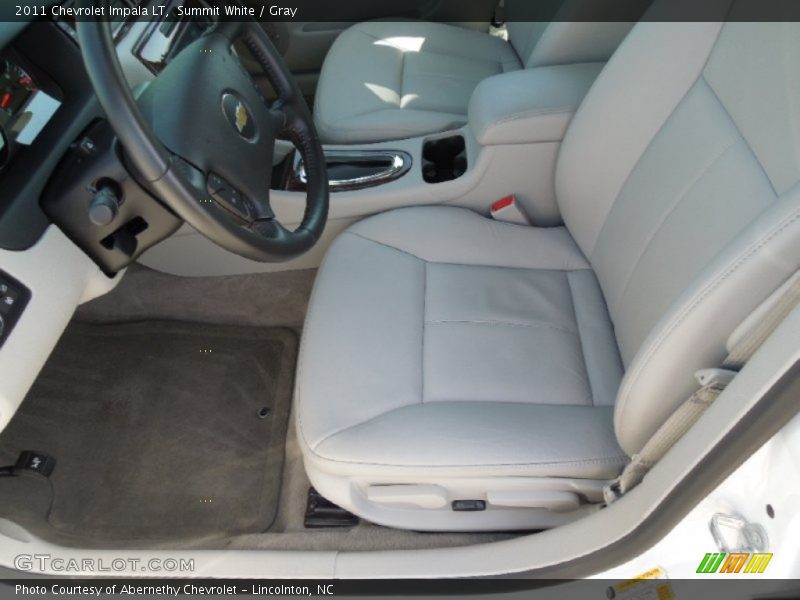 Summit White / Gray 2011 Chevrolet Impala LT