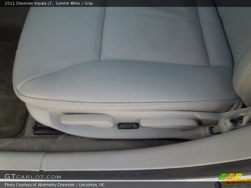 Summit White / Gray 2011 Chevrolet Impala LT