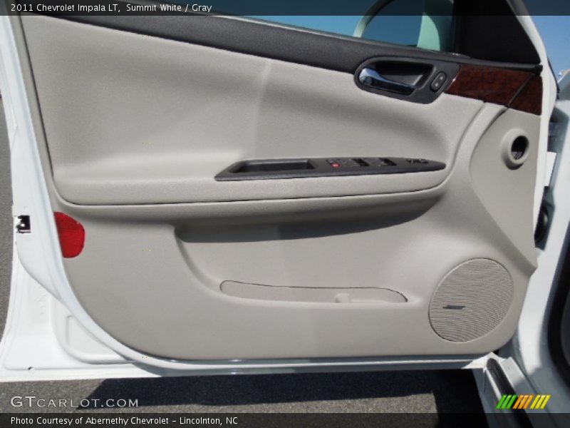 Summit White / Gray 2011 Chevrolet Impala LT