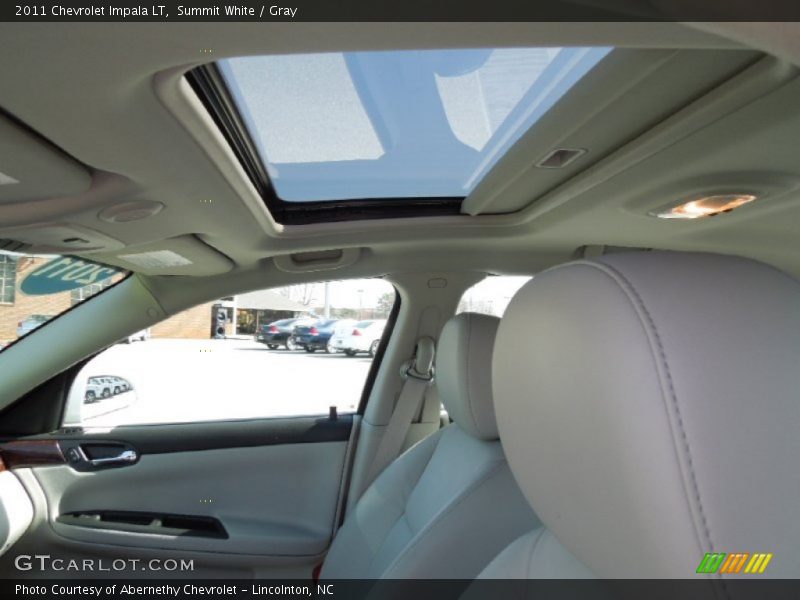 Summit White / Gray 2011 Chevrolet Impala LT