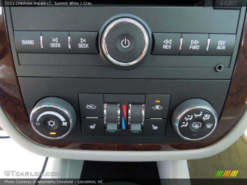 Summit White / Gray 2011 Chevrolet Impala LT