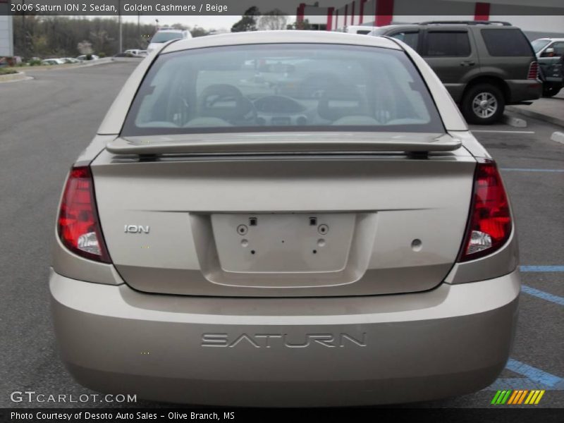 Golden Cashmere / Beige 2006 Saturn ION 2 Sedan