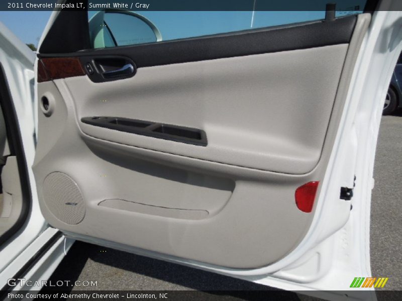 Summit White / Gray 2011 Chevrolet Impala LT