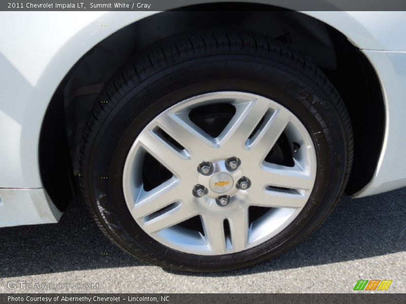 Summit White / Gray 2011 Chevrolet Impala LT
