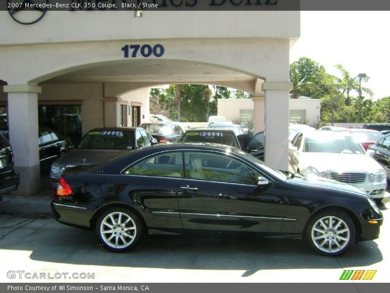 Black / Stone 2007 Mercedes-Benz CLK 350 Coupe