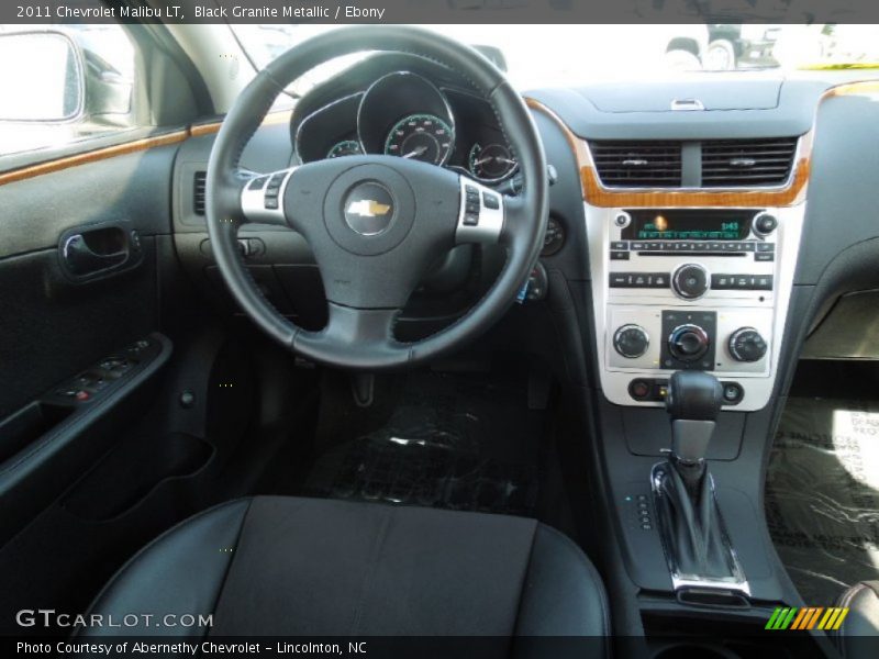 Black Granite Metallic / Ebony 2011 Chevrolet Malibu LT