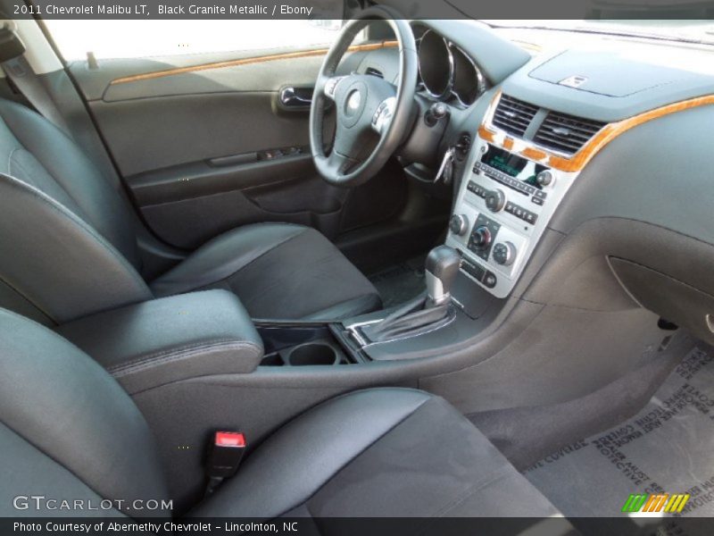 Black Granite Metallic / Ebony 2011 Chevrolet Malibu LT