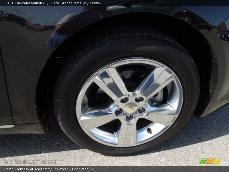 Black Granite Metallic / Ebony 2011 Chevrolet Malibu LT