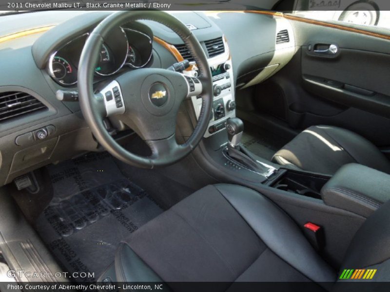 Black Granite Metallic / Ebony 2011 Chevrolet Malibu LT