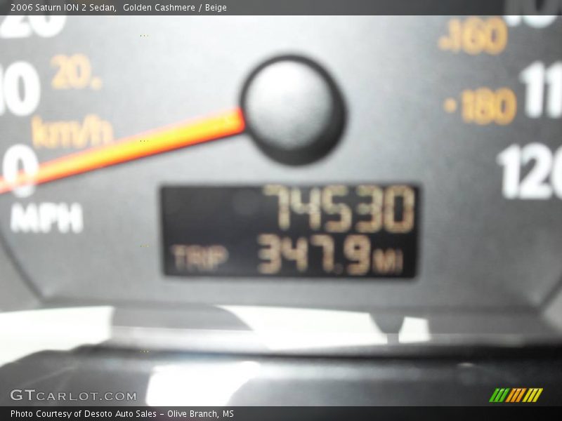 Golden Cashmere / Beige 2006 Saturn ION 2 Sedan