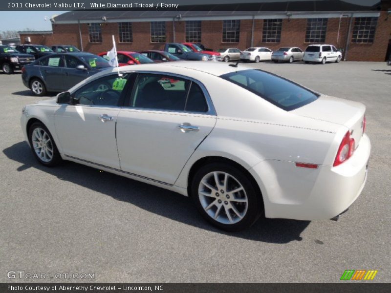 White Diamond Tricoat / Ebony 2011 Chevrolet Malibu LTZ
