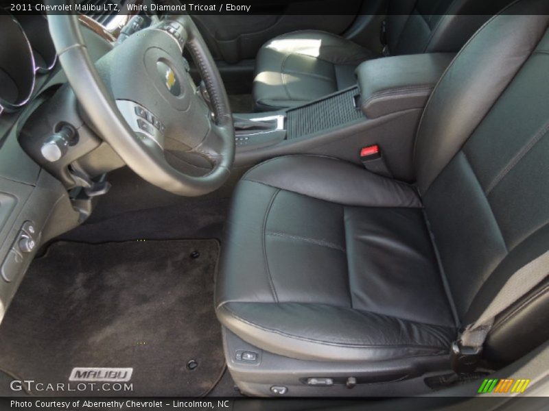 White Diamond Tricoat / Ebony 2011 Chevrolet Malibu LTZ
