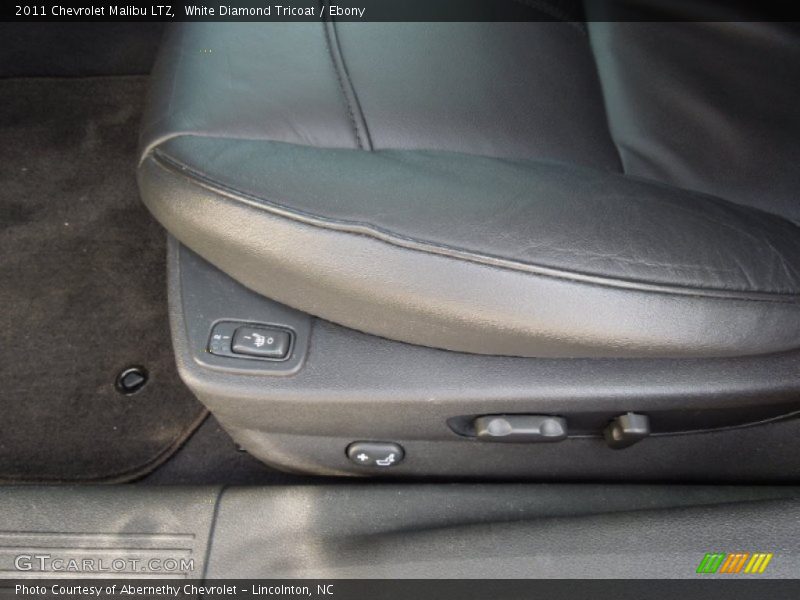 White Diamond Tricoat / Ebony 2011 Chevrolet Malibu LTZ