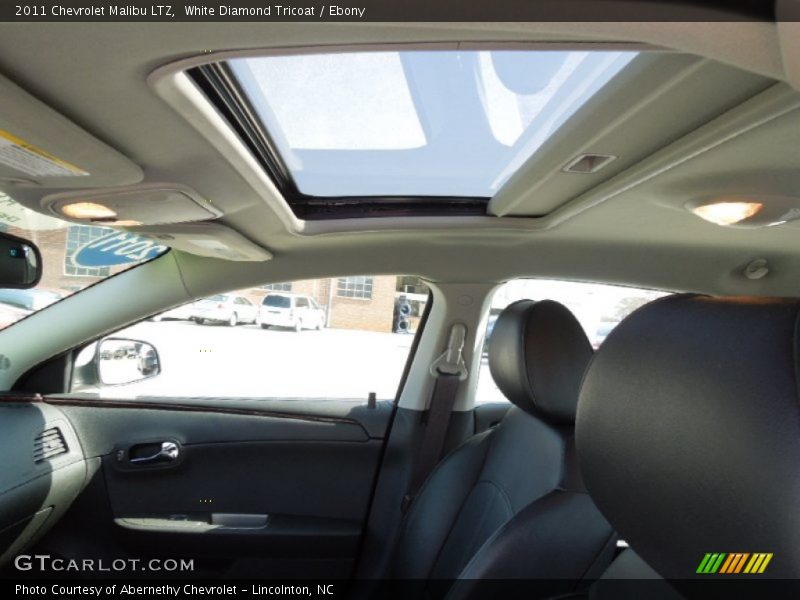 White Diamond Tricoat / Ebony 2011 Chevrolet Malibu LTZ