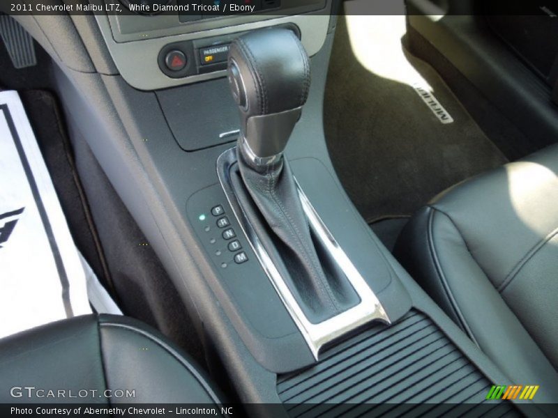 White Diamond Tricoat / Ebony 2011 Chevrolet Malibu LTZ