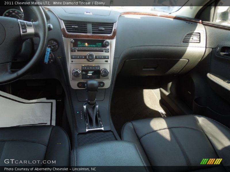 White Diamond Tricoat / Ebony 2011 Chevrolet Malibu LTZ