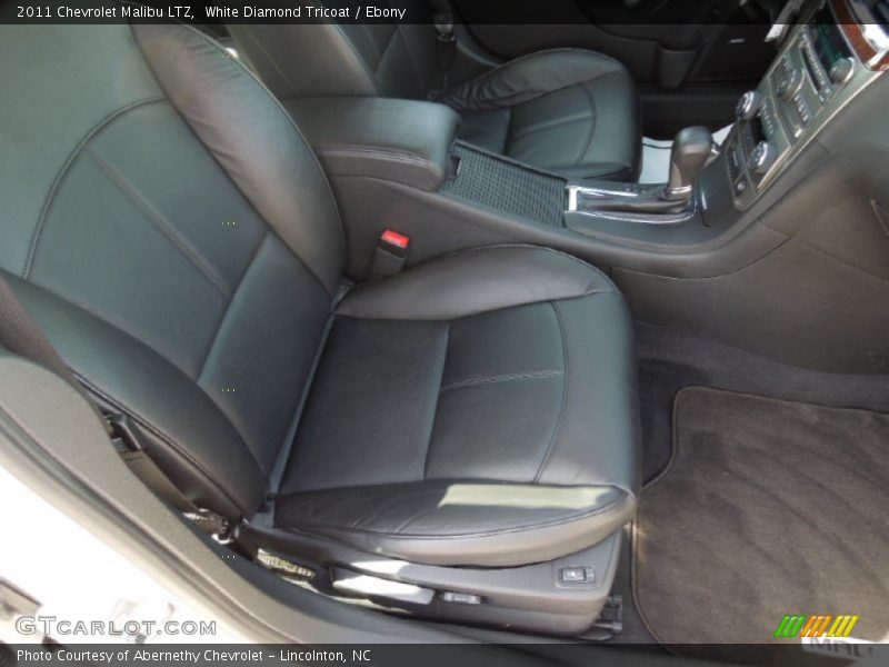 White Diamond Tricoat / Ebony 2011 Chevrolet Malibu LTZ