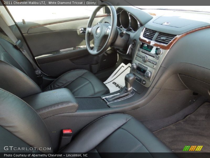White Diamond Tricoat / Ebony 2011 Chevrolet Malibu LTZ