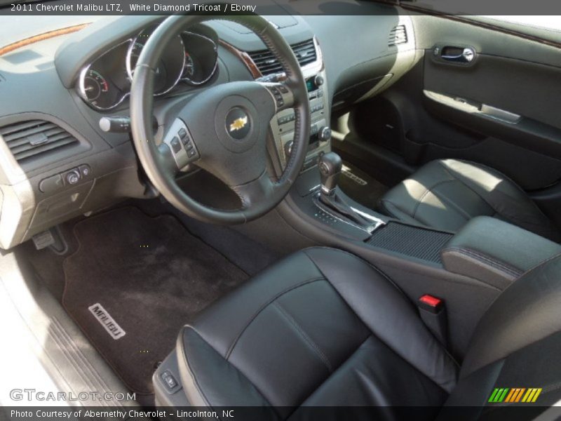 White Diamond Tricoat / Ebony 2011 Chevrolet Malibu LTZ