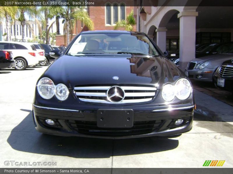 Black / Stone 2007 Mercedes-Benz CLK 350 Coupe