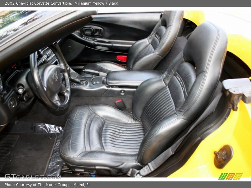 Front Seat of 2003 Corvette Convertible