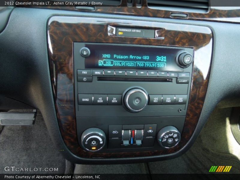 Ashen Gray Metallic / Ebony 2012 Chevrolet Impala LT